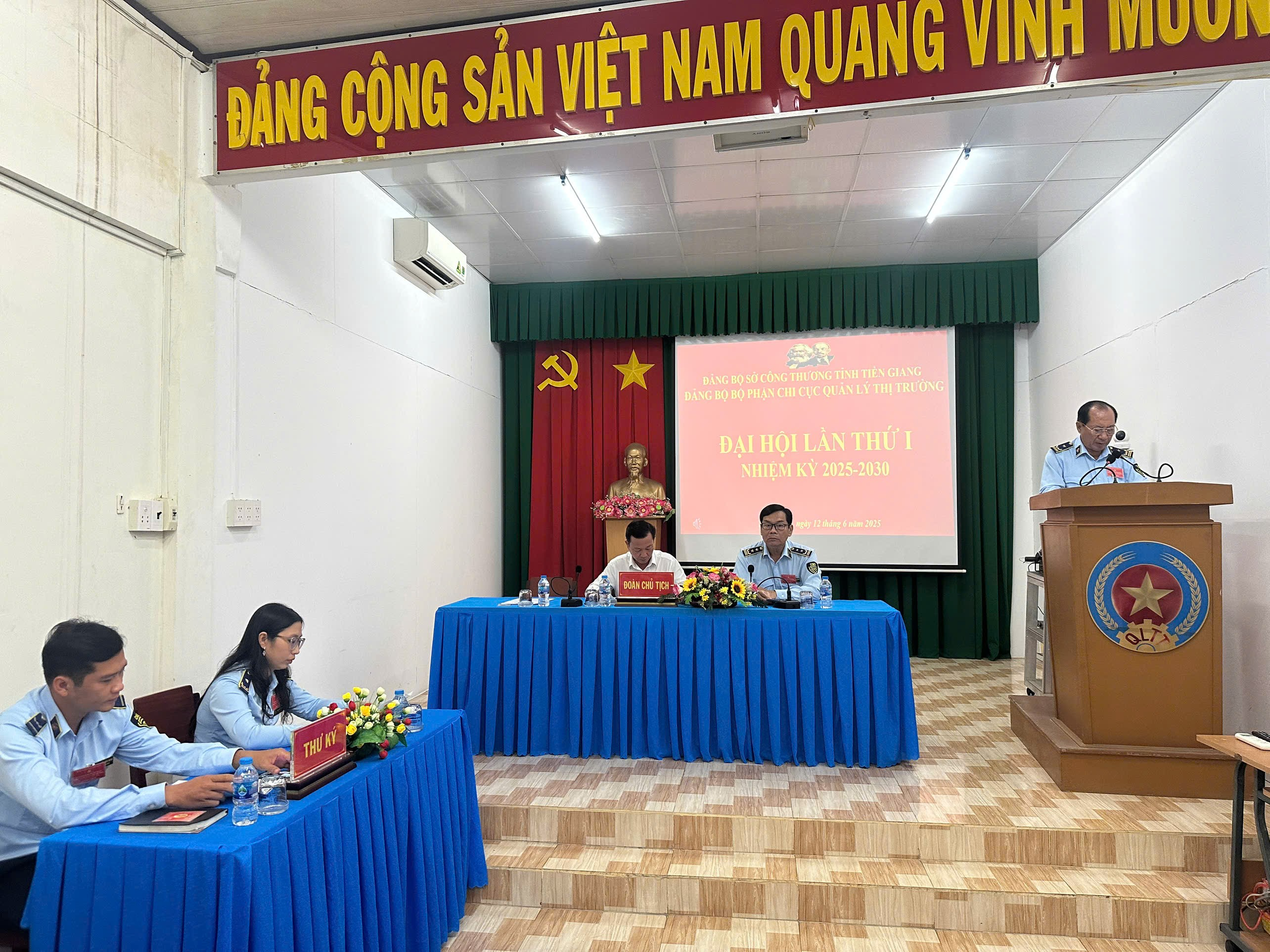 Đảng bộ bộ phận Chi cục QLTT tỉnh Tiền Giang tổ chức thành công Đại hội, nhiệm kỳ 2025-2030